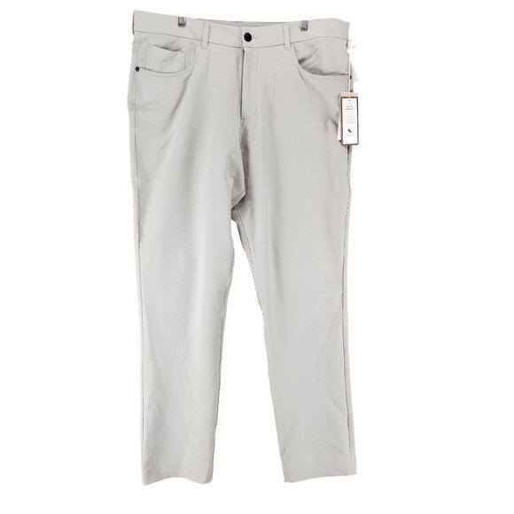 Panama Jack Pants Mens 38x32 Tan Stretch High Rise Straight *NWT*